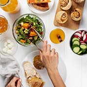 Nutritious home-cooked meals and snacks